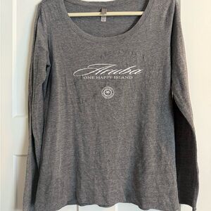 Aruba Gray Long Sleeve Women's Tee
